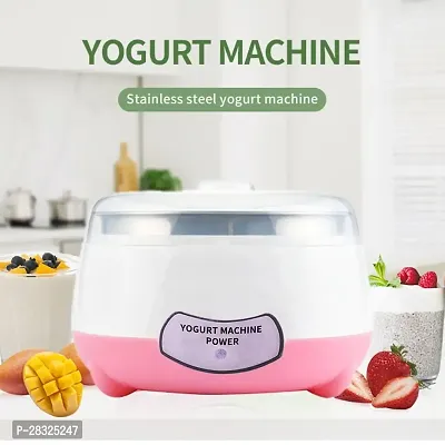 Stainless Steel Automatic Yogurt Maker Machine 1 Liter-thumb3