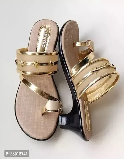 Elegant Multicoloured Synthetic Sandals For Women-thumb0