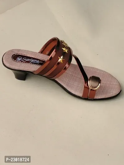 Elegant Multicoloured Synthetic Sandals For Women-thumb4