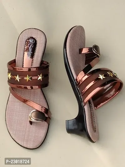 Elegant Multicoloured Synthetic Sandals For Women-thumb3
