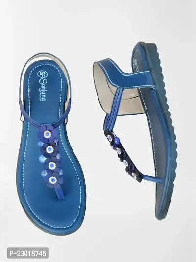 Elegant Multicoloured Synthetic Sandals For Women