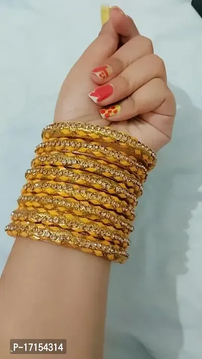 Stylish stone bangle set for girls and women-thumb2