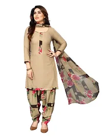 Classic Crepe Dress Material with Dupatta for Women-thumb2