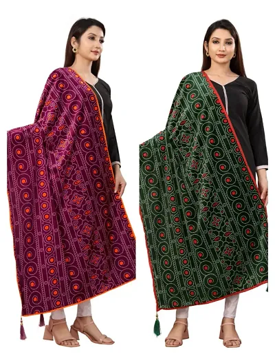 Classic Velvet Shawl for Women, Pack of 2