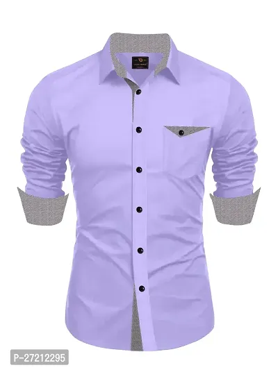 Classic cotton solid casual shirt for men