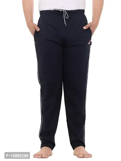 TREND AVENUE Men Cotton Solid Regular Trackpant