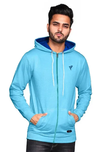 Classic Fleece Solid Hoodie Sweatshirts for Men