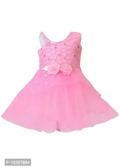 Nazrana Girls Chiffon Casual Mini Dress
