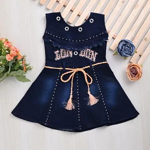 Trendy Embroidered Dress For Girls