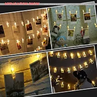 16 LED Photo Clip String Decoration Electric Lights For Outdoor, Indoor, Anniversary, Birthday Party, Diwali, Holi, Christmas Decoration, Valentine, Gifts Girlfriend Or Boyfriend 3 Meter-thumb4