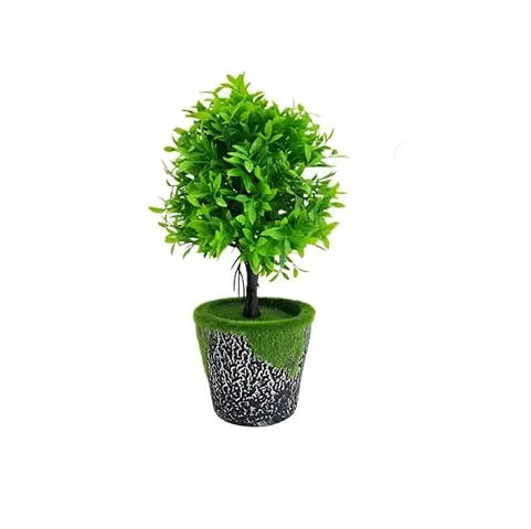 Artificial Bonsai Tree Plants For Home Decor With Real Looking Green Plants