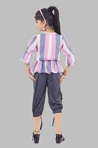 KIDDRESS Georgette Chiffon Cotton Blend Modern Stylus Girls Clothing Set-thumb3