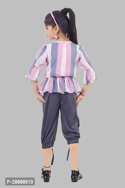 KIDDRESS Georgette Chiffon Cotton Blend Modern Stylus Girls Clothing Set-thumb4