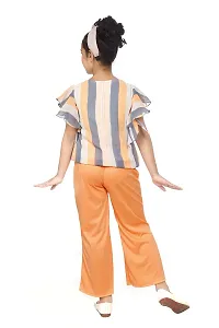 KIDDRESS Georgette Chiffon Cotton Blend Girls Clothing Sets Pack of 1-thumb1