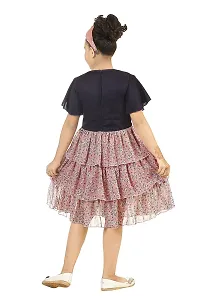 KIDDRESS Georgette Chiffon Cotton Blend Agile Fancy Girls Frocks  Dresses-thumb2