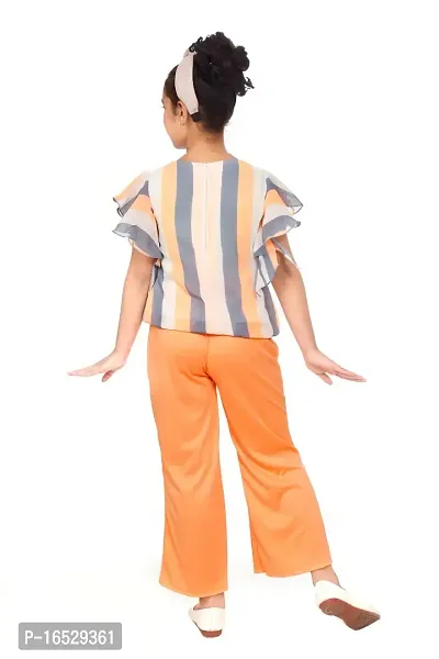 Girls Clothing Sets Pack Of 1 Orange-thumb2