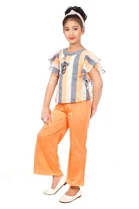 Girls Clothing Sets Pack Of 1 Orange-thumb2