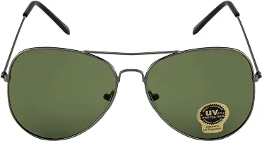 Fair-x Aviator Sunglasses For Men and Women Green-thumb1