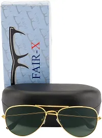 Fair-x Aviator Sunglasses For Men Green-thumb2