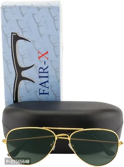 Fair-x Aviator Sunglasses For Men Green-thumb3