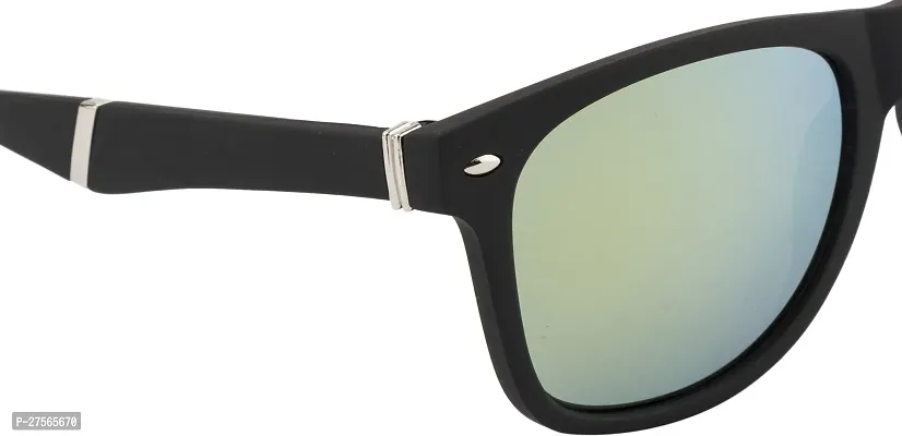 Fair-x Wayfarer Sunglasses For Men and Women Golden-thumb4