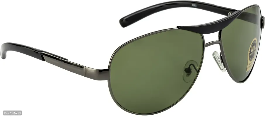 Fair-x Aviator Sunglasses For Men and Women Green-thumb0