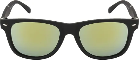 Fair-x Wayfarer Sunglasses For Men and Women Golden-thumb1