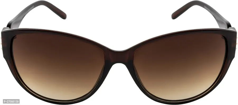 Stylish Cat-Eye Sunglasses - For Women, Brown-thumb2