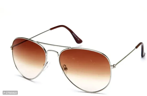 Fair-x Aviator Sunglasses For Men and Women Brown-thumb2