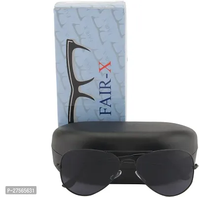 Fair-x Aviator Sunglasses For Men Black-thumb3