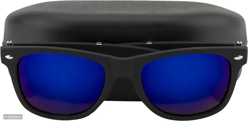 Fair-x Wayfarer Sunglasses For Men and Women Blue-thumb3