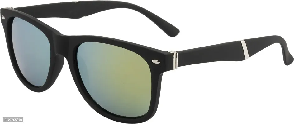 Fair-x Wayfarer Sunglasses For Men and Women Golden-thumb0