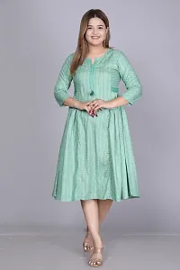 Stylish Women Rayon Casual Kurta-thumb1