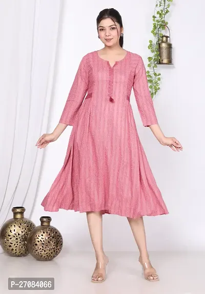 Stylish Women Rayon Casual Kurta