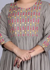 Stylish Women Rayon Casual Kurta-thumb4