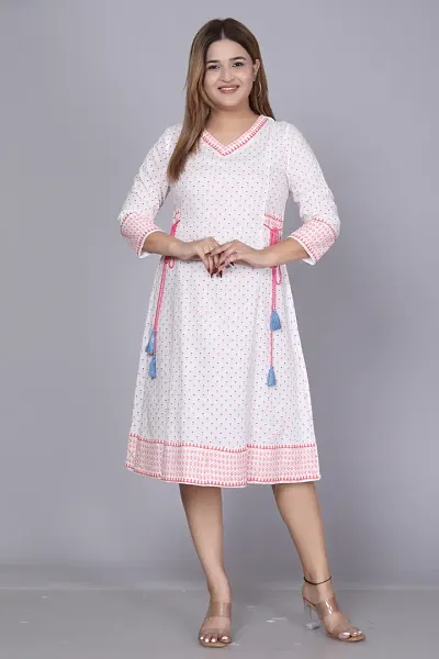 Stylish Rayon A-Line Self Pattern Kurta