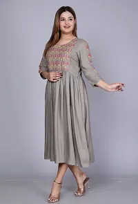 Stylish Women Rayon Casual Kurta-thumb2