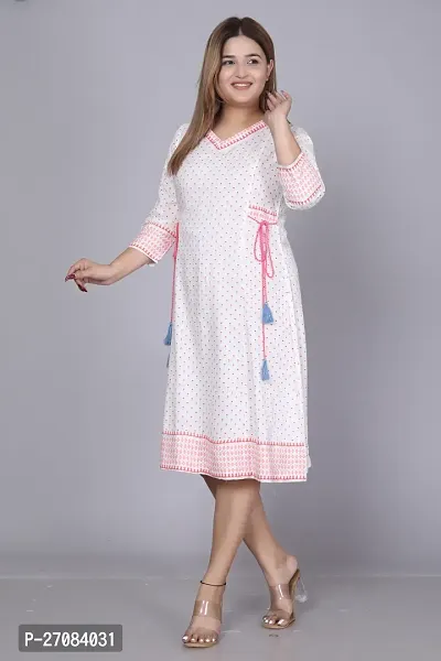 Stylish Women Rayon Casual Kurta-thumb2