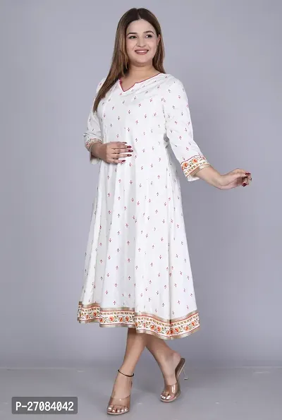 Stylish Women Rayon Casual Kurta-thumb4