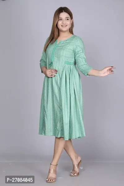 Stylish Women Rayon Casual Kurta-thumb3