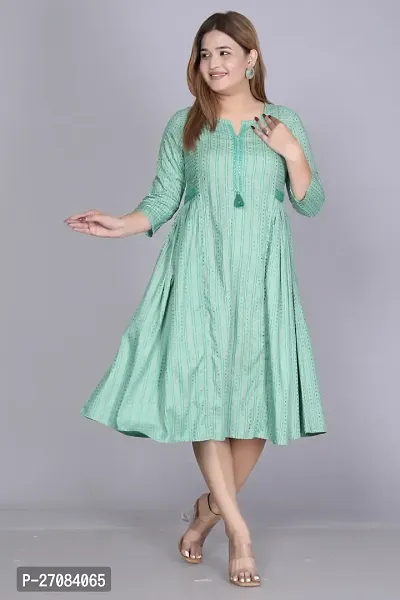 Stylish Women Rayon Casual Kurta-thumb4