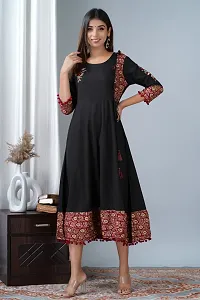 Stylish Women Rayon Casual Kurta-thumb1