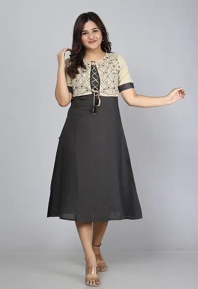 Stylish Women Rayon Casual Kurta