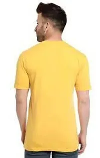 Insane Sharp Pure Cotton Half Sleave t Shirt Round Neck White Stylish tees and Black Maroon Yellow Color-thumb3