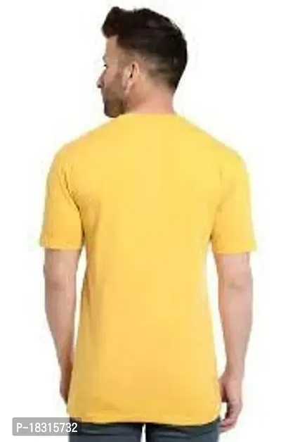 Insane Sharp Pure Cotton Half Sleave t Shirt Round Neck White Stylish tees and Black Maroon Yellow Color-thumb4