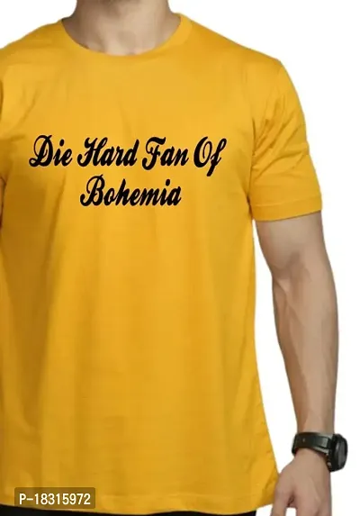 Die Hard Fan of Bohemia Pure Cotton t Shirt Round Neck biowash Half Sleeve for Boys and Girls-thumb3