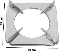 Gas Stove Pan Support Stand Steel With 4 Knob-thumb2