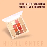 Shryoan Crystal 8+4 Eyeshadow+Highlighter Palette-thumb2