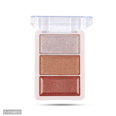 ELPIS GOLD Highly Blendable  Long lasting Shimmer Blusher  Highlighter Pallete for Face Makeup