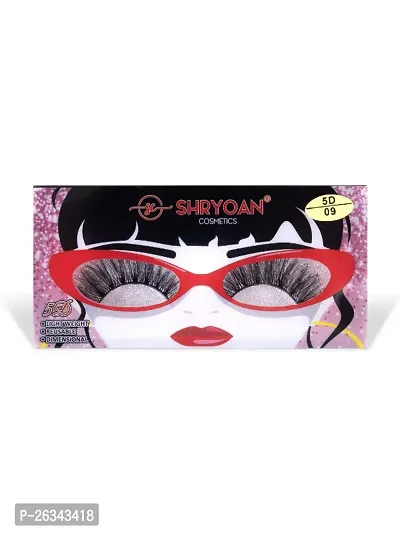 Shryoan 5D Light Reusable Dimensional Black Eyelashes-thumb0
